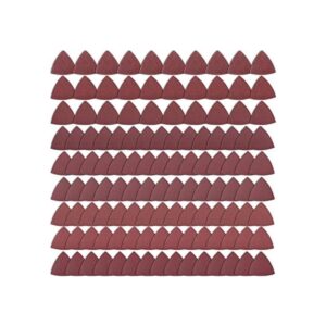 AUSTOR 120 piezas de papel de lija triangular hojas de_1