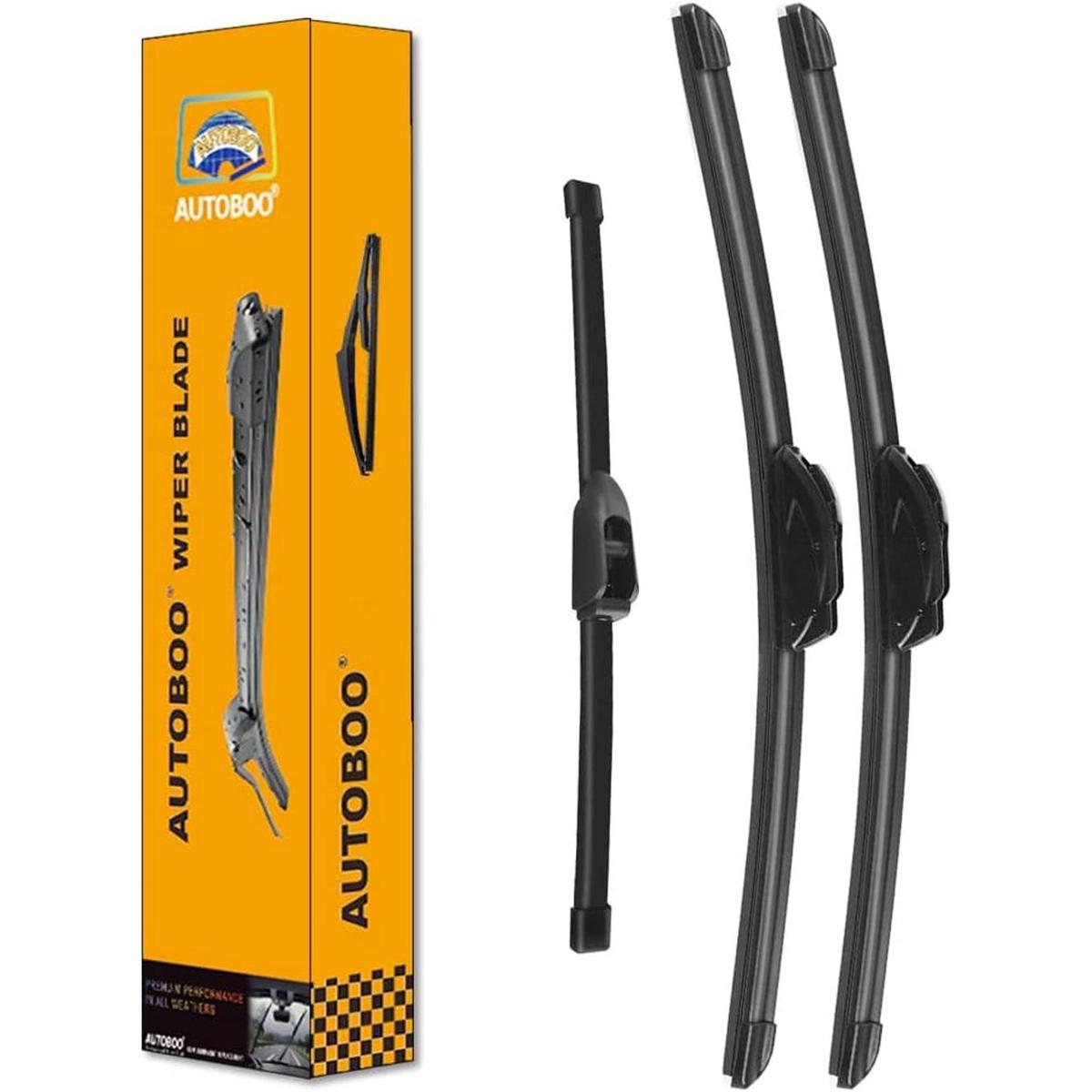 AUTOBOO Limpiaparabrisas de 26 16 pulgadas con