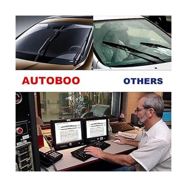 AUTOBOO Limpiaparabrisas de 26 20 pulgadas con_3
