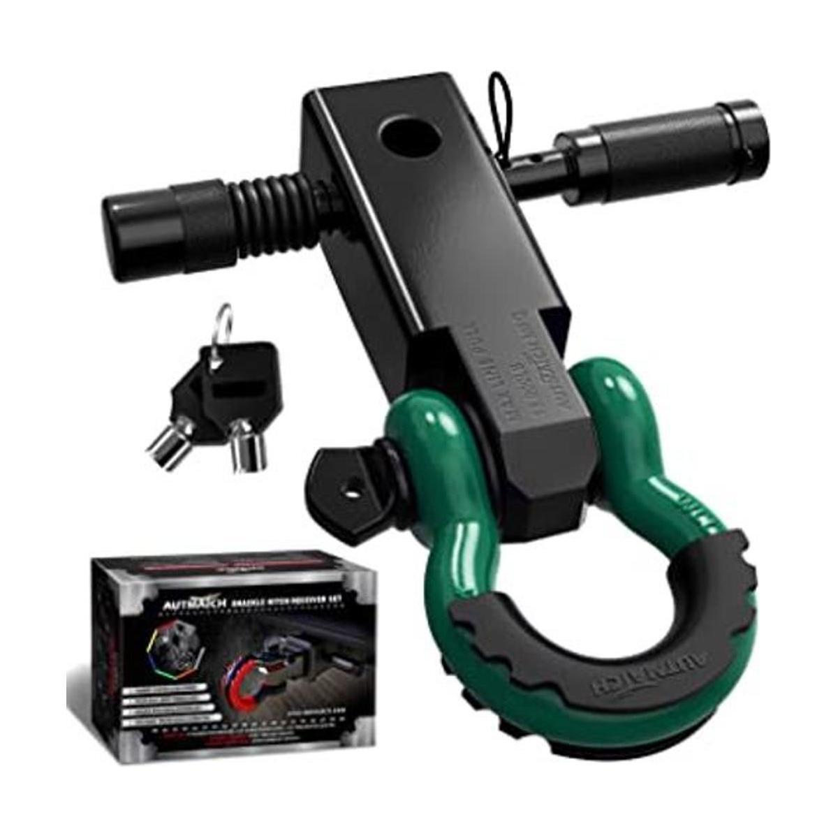 AUTMATCH Receptor de enganche de grillete de 2 pulgadas