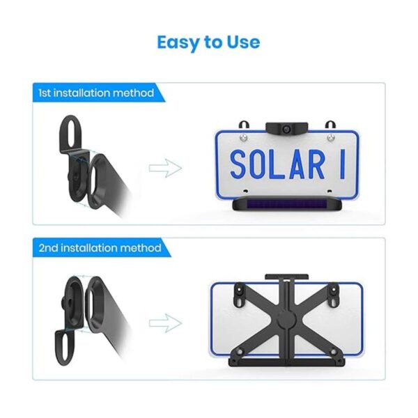 AUTOVOX Soportes planos de acero para placas de matrícula_2