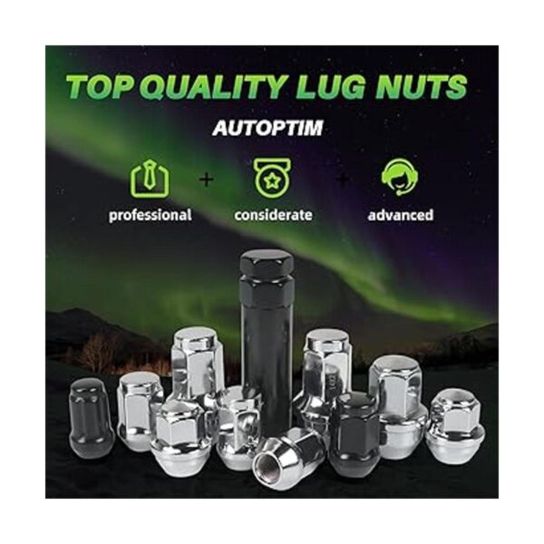 AUTOPTIM Tuercas de lengeta M14x1.5 Reemplazo para Ford_2