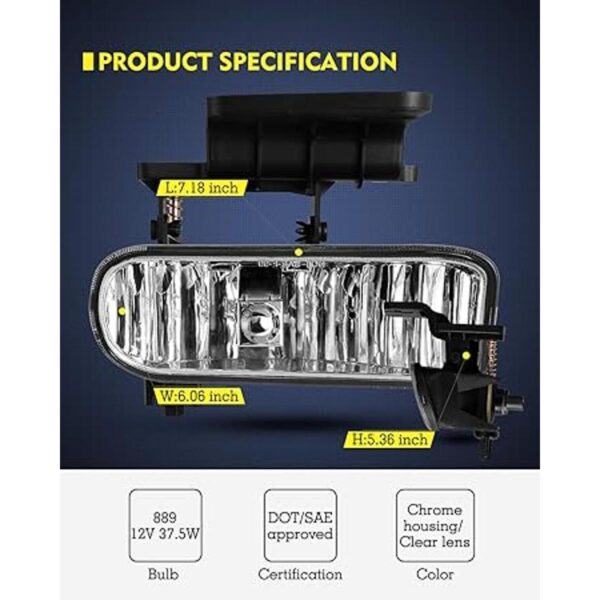 Conjunto de luces antiniebla para Chevy Silverado_3