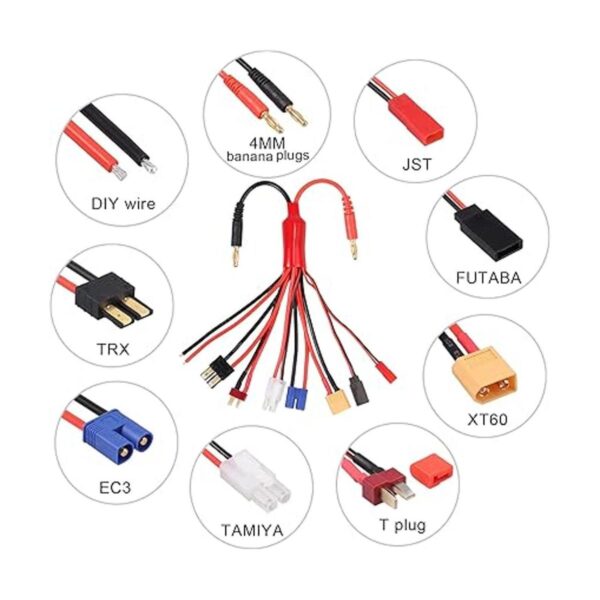 AUTOUTLET RC Lipo Adaptador de cargador de batería cable_2