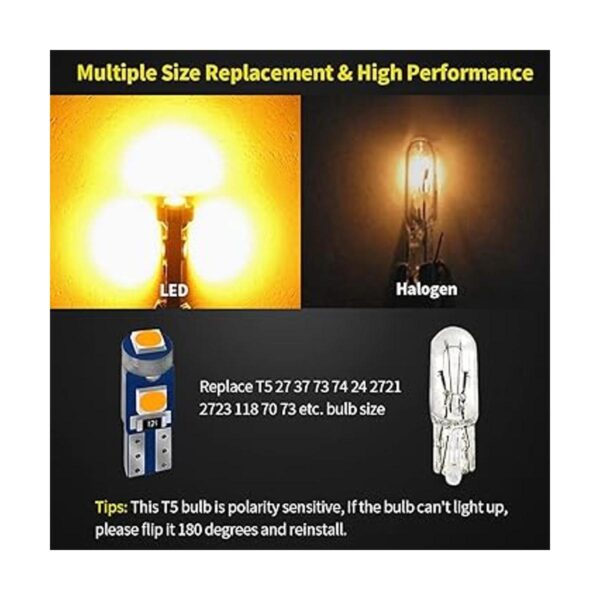 AUXLIGHT 20 bombillas LED T5 para tablero de instrumentos_3