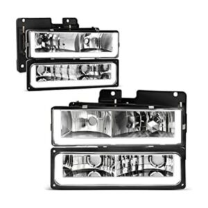 AUTOSAVER88 Conjunto de faros LED DRL compatible con 1990_1