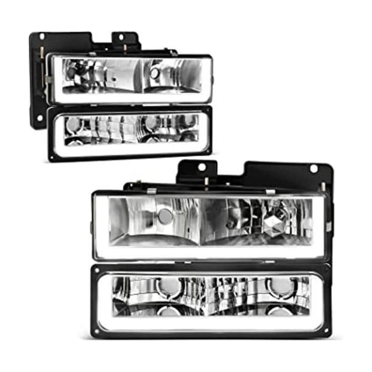 AUTOSAVER88 Conjunto de faros LED DRL compatible con 1990