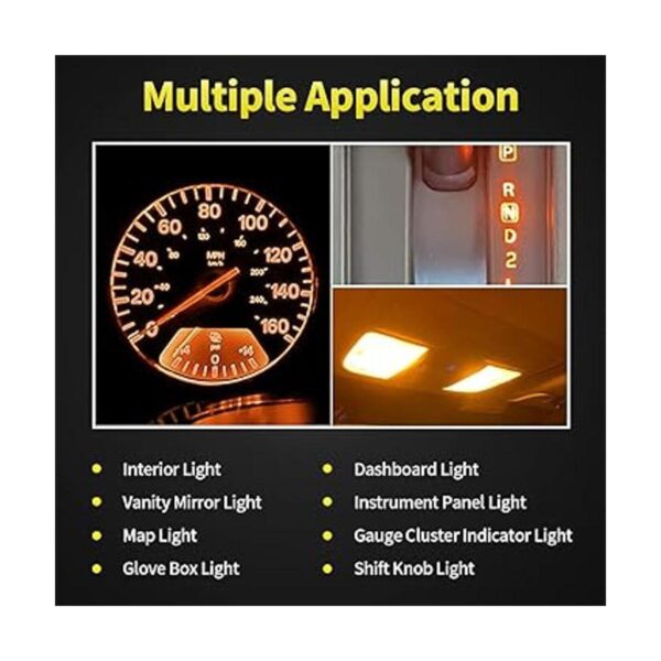AUXLIGHT 20 bombillas LED T5 para tablero de instrumentos_5