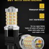 AUXLIGHT 3157 4157 3057 3457 Switchback LED Bulbs 76SMD_4