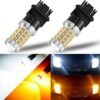 AUXLIGHT 3157 4157 3057 3457 Switchback LED Bulbs 76SMD_1