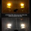 AUXLIGHT 3157 4157 3057 3457 Switchback LED Bulbs 76SMD_6