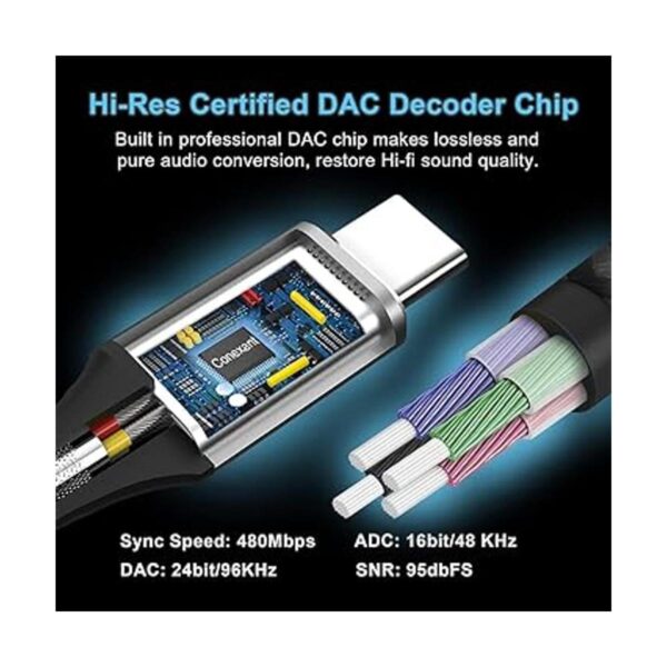 Adaptador de audio USB C a 0.138 in adaptador de_2