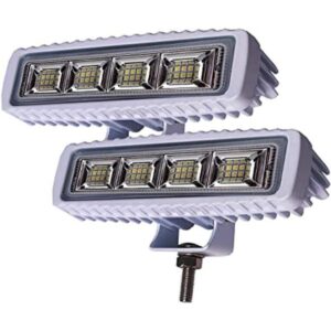 Barra de luces LED impermeable con carcasa blanca 36 W de_1