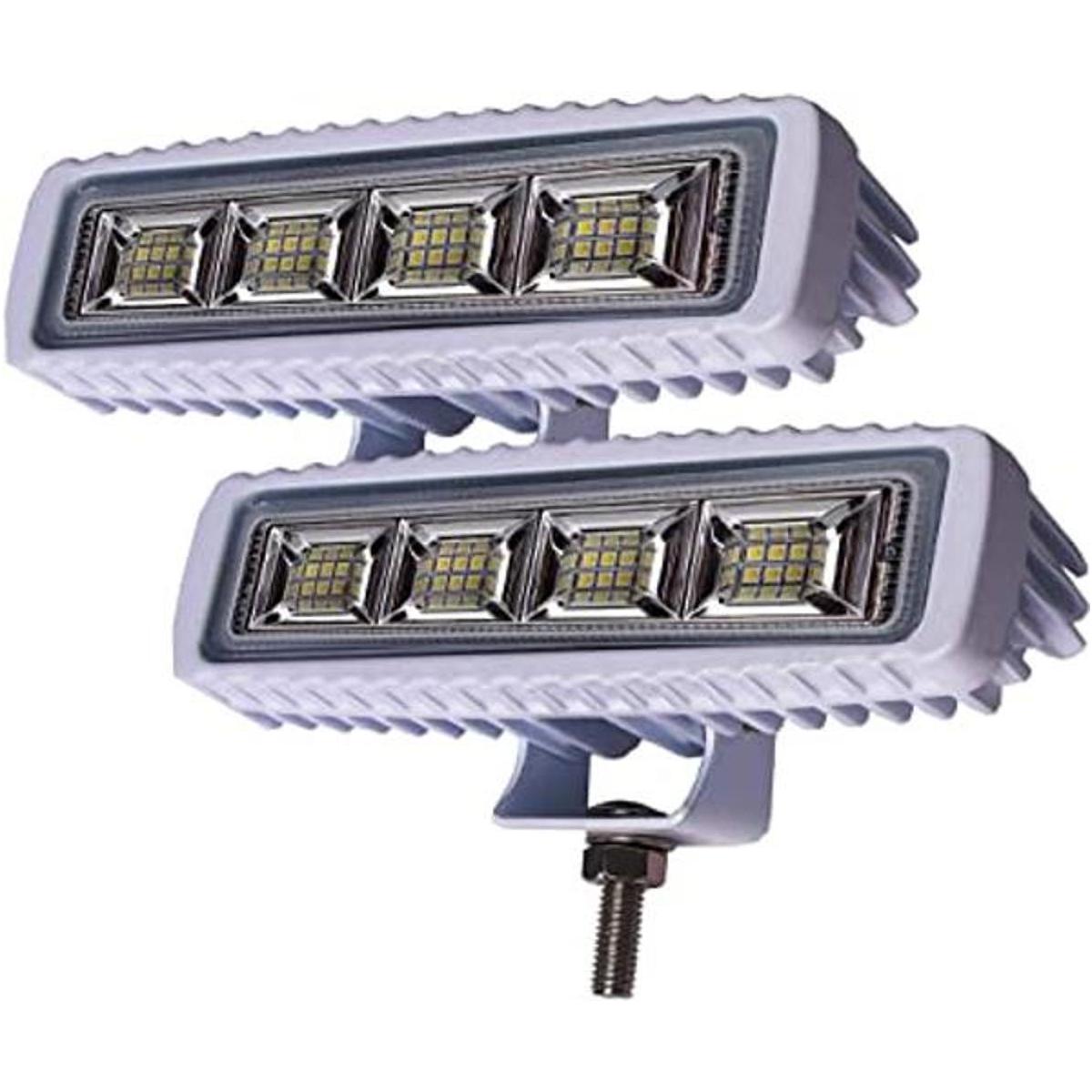Barra de luces LED impermeable con carcasa blanca 36 W de