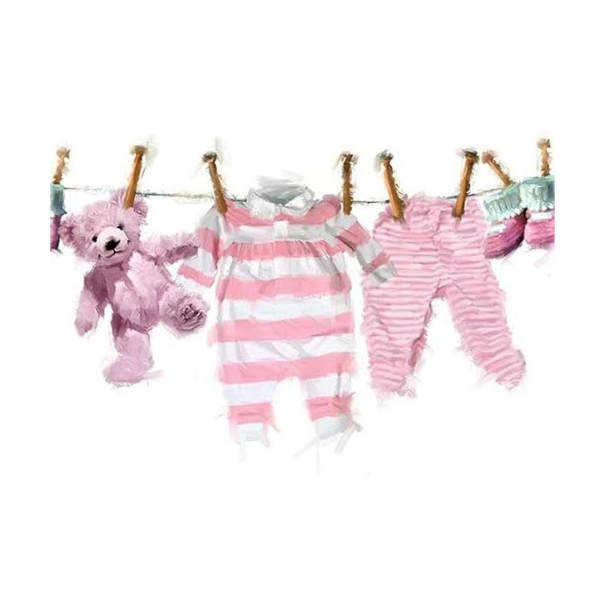 AVEVER Its a Girl Servilletas Servilletas de Baby Shower