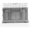 AVESON Caja de joyería rectangular de metal vintage para