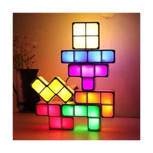 Tangram Luz nocturna apilable AVEKI LED de 7 colores_1
