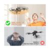 AVIALOGIC Mini dron con cámara para niños helicóptero de_4