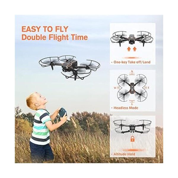 AVIALOGIC Mini dron con cámara para niños helicóptero de_3