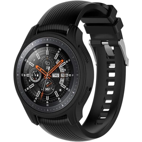 AWADUO Carcasa de silicona para Samsung Galaxy Watch de_4