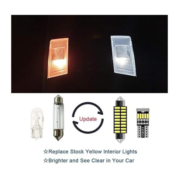 Kit de 9 luces LED interiores Ram ultra brillantes para_2