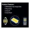 Kit de 9 luces LED interiores de 4 corredores bombillas_3