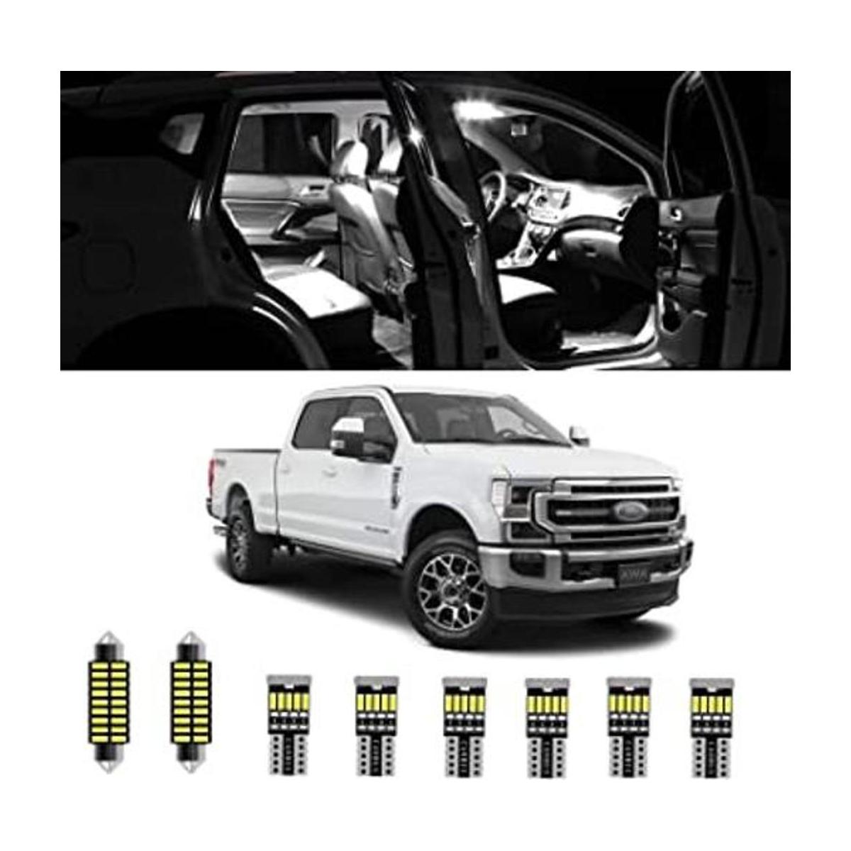 Juego de 12 bombillas LED interiores F250 F350 de repuesto