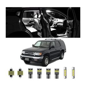 Kit de 9 luces LED interiores de 4 corredores bombillas_1