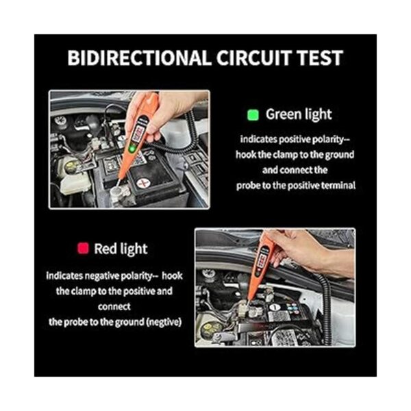 AWBLIN Luz de prueba automotriz probador de circuito LED_2