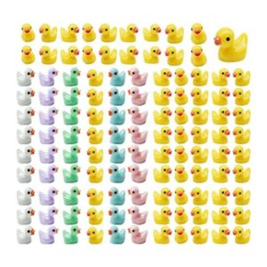 AWEELON 100 piezas de mini patos de resina pequeños patos_1
