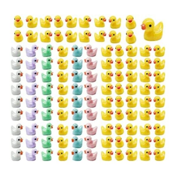 AWEELON 100 piezas de mini patos de resina pequeños patos_1