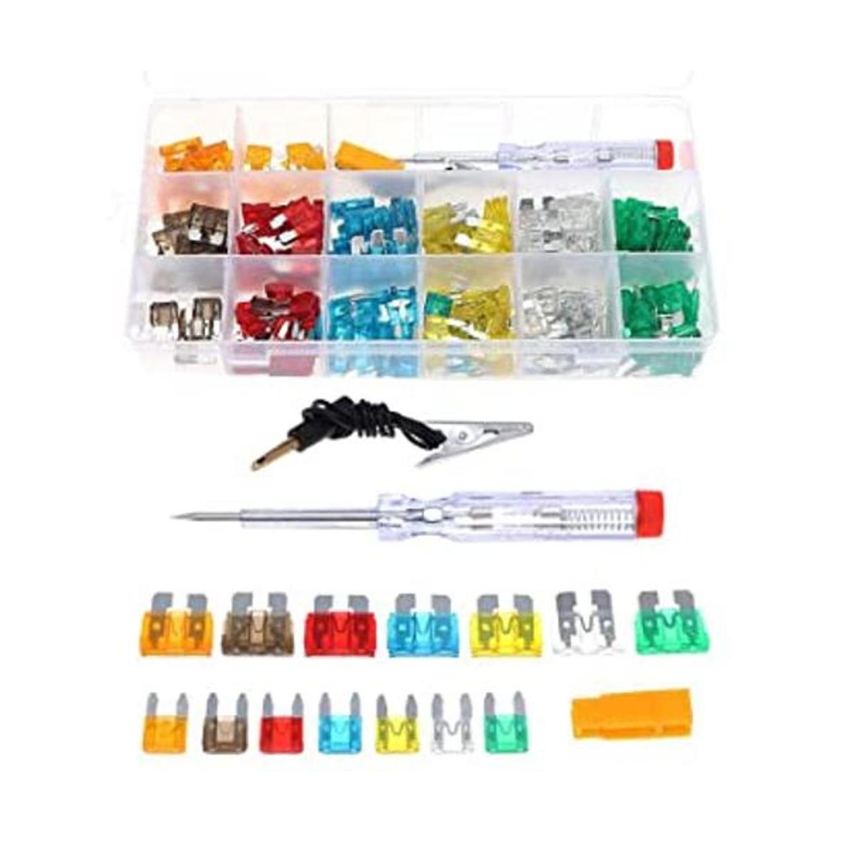 AWBLIN Kit surtido de fusibles 220 piezas surtidas de