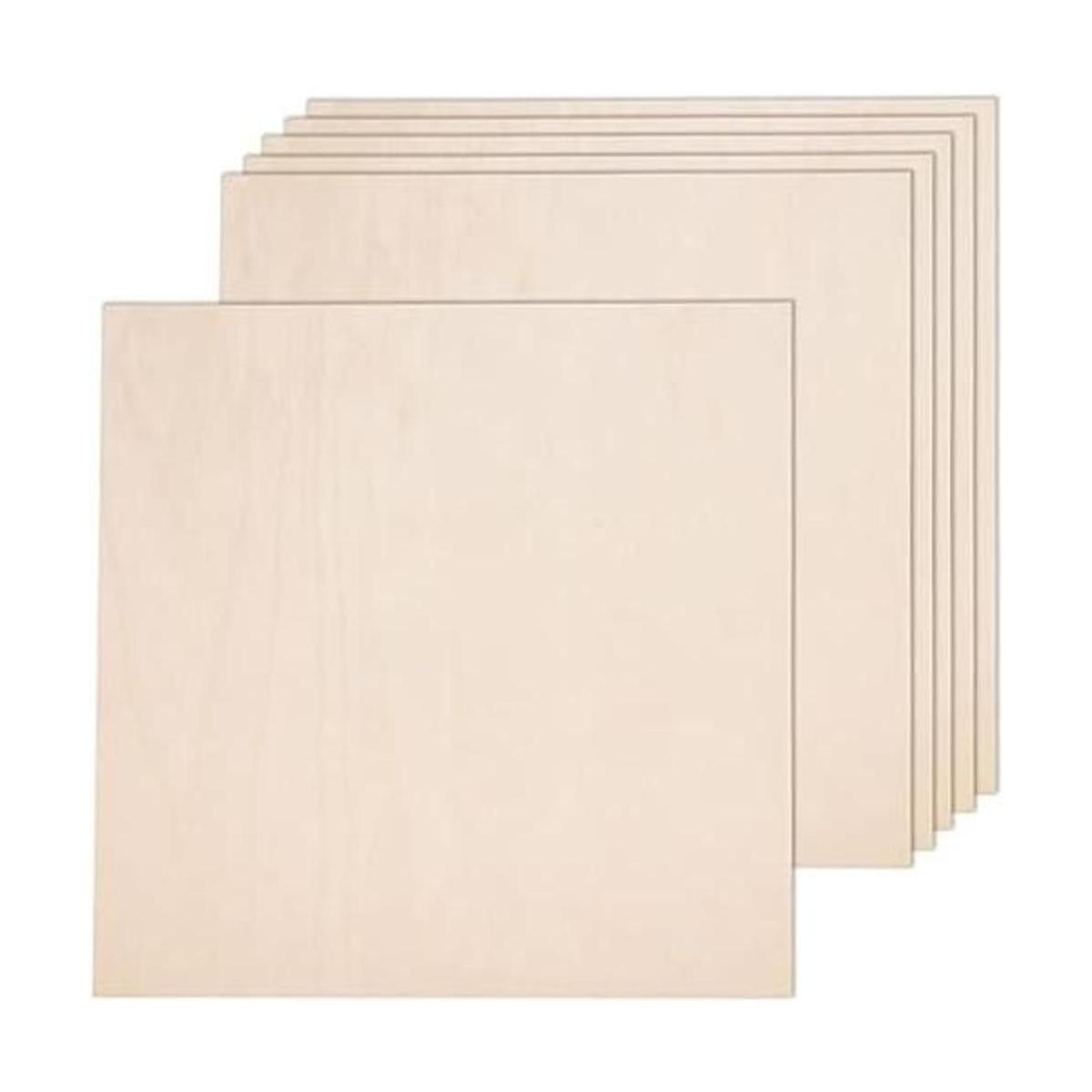 Paquete de 6 hojas de tilo para manualidades 12 x 12 x