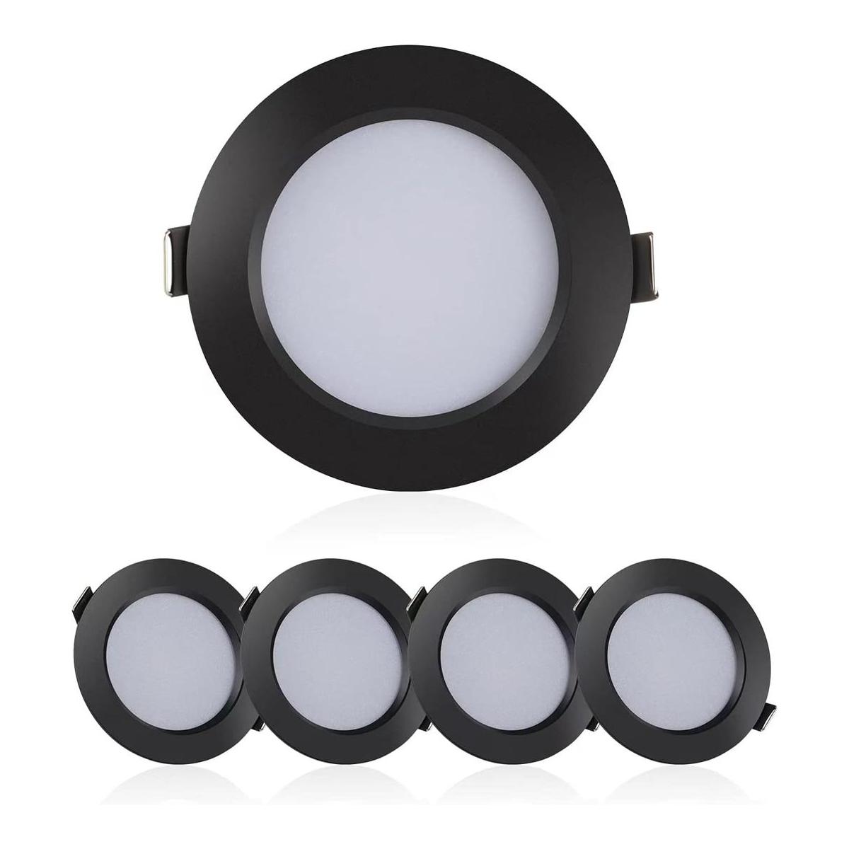 AWOGT RV Boat Recessed Ceiling Light4 Pack1224Volt LED