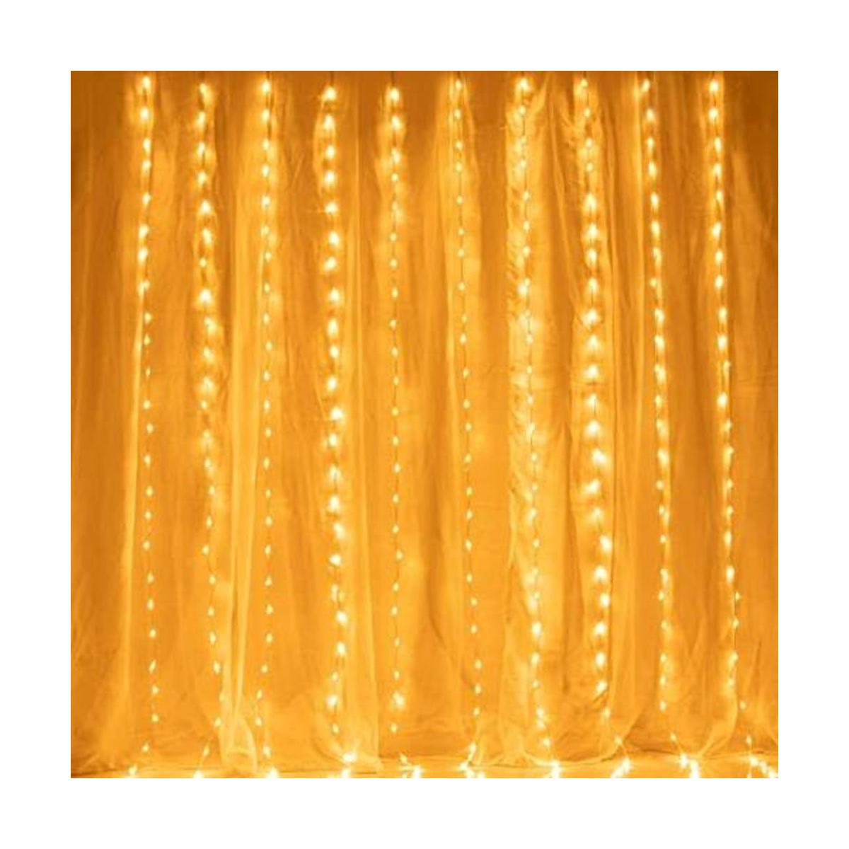 AWQ 300 luces LED de 6.6 pies x 9.8 pies para ventana 8