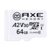 AXE MEMORY Tarjeta de memoria microSDXC de 64 GB_1