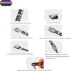Juego de 4 conectores RGB LED de 0.394 in cable de