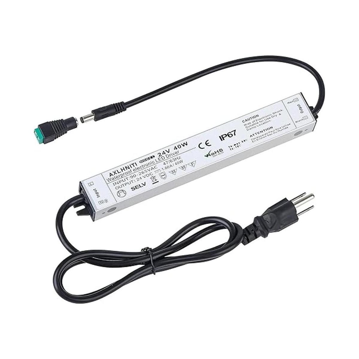 Controlador LED 40W 24V fuente de alimentación