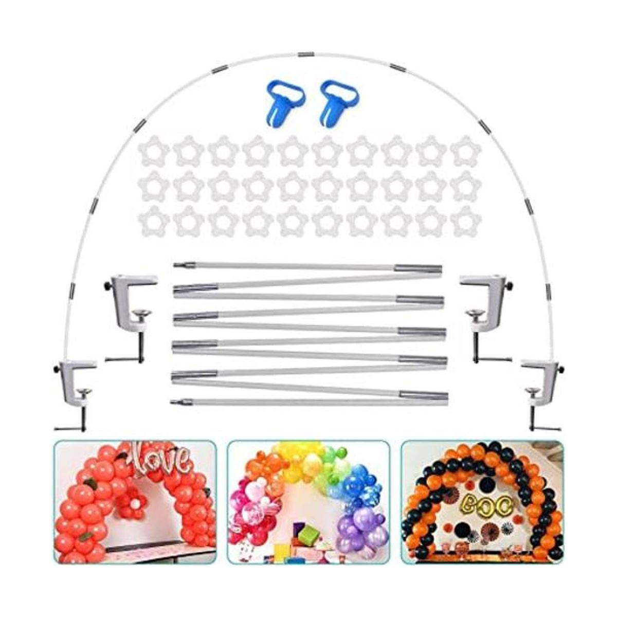 AXHJ Kit de soporte de arco de globos ajustable de 13