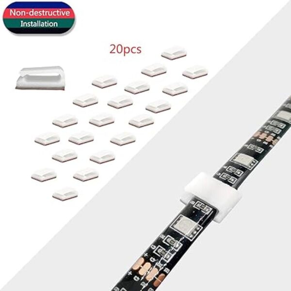 Juego de 4 conectores RGB LED de 0.394 in cable de