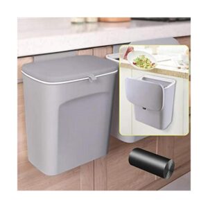 AYADA Bote de basura colgante con tapa tapa colgante para