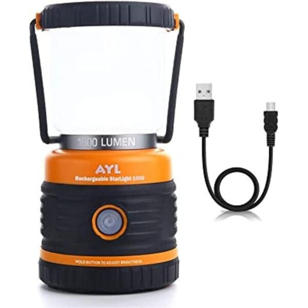 Linterna de camping LED recargable 1800 lm 4 modos de_1