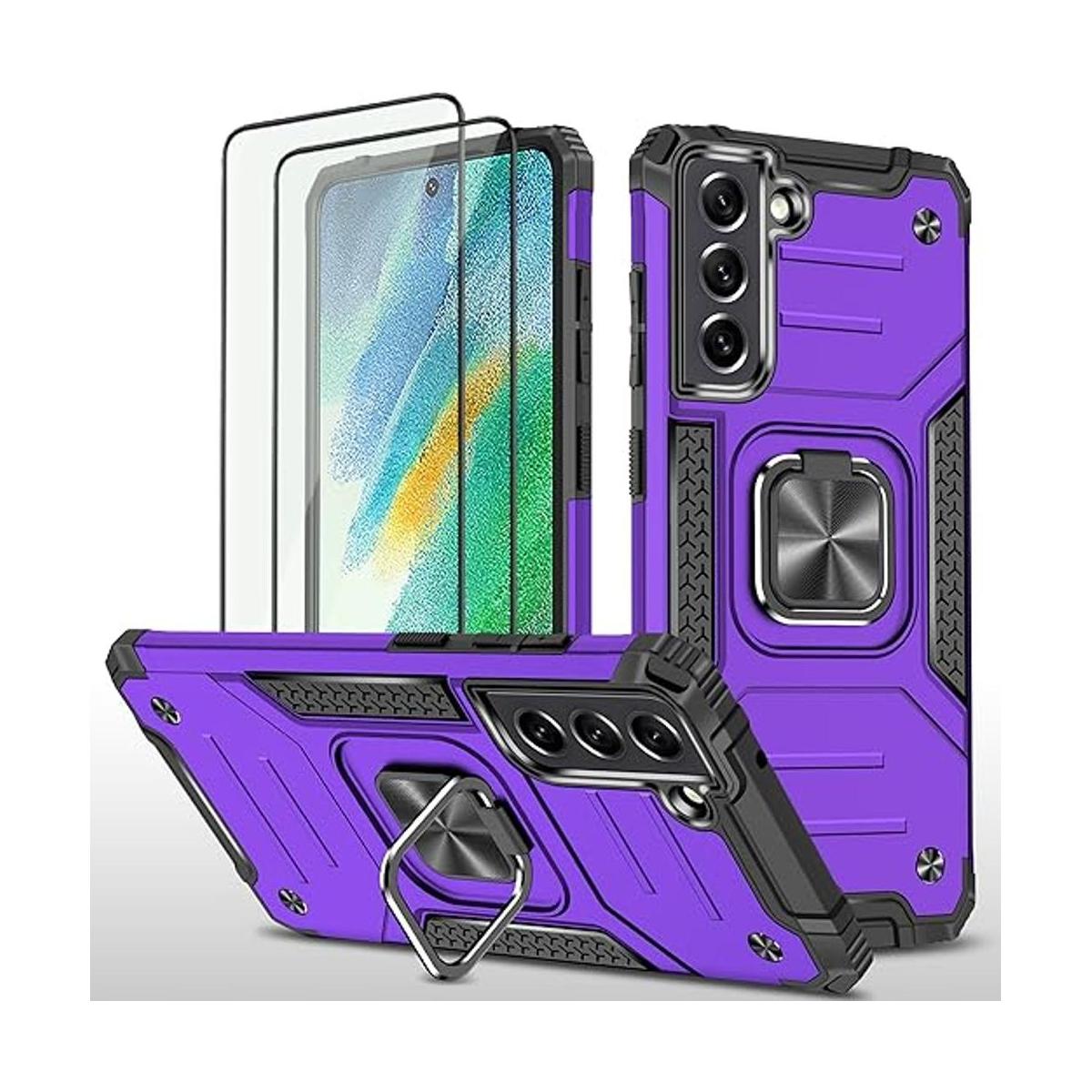 AYMECL Funda para Galaxy S21 FE 5G S21 FE con protector