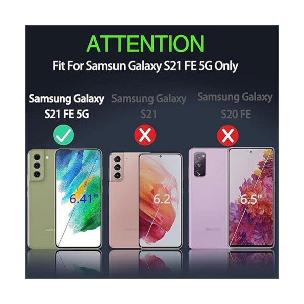 AYMECL Funda para Galaxy S21 FE 5G S21 FE con protector_2