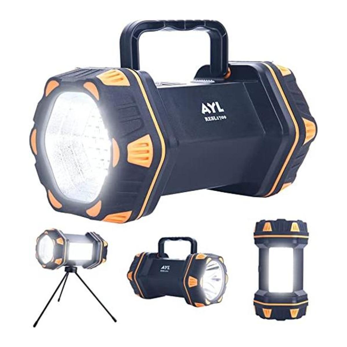 AYL Linterna LED de camping recargable 8 modos de luz