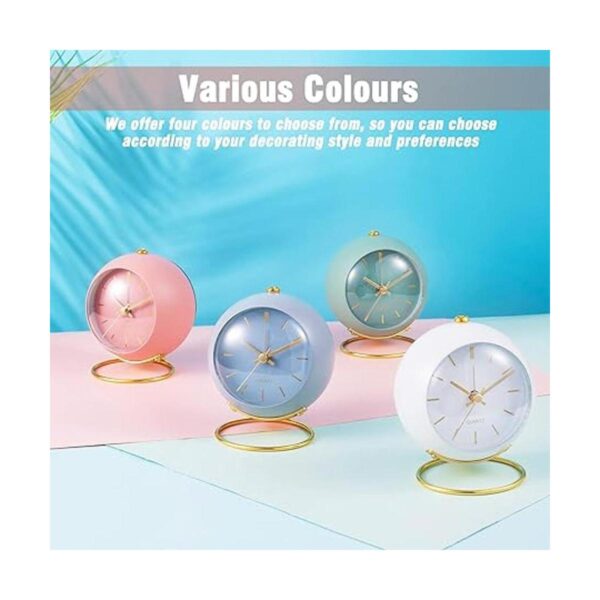 AYRELY Reloj despertador de escritorio a pilas con luz_6