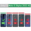 AYMECL Funda para Moto G Stylus 2022 con protector de_2
