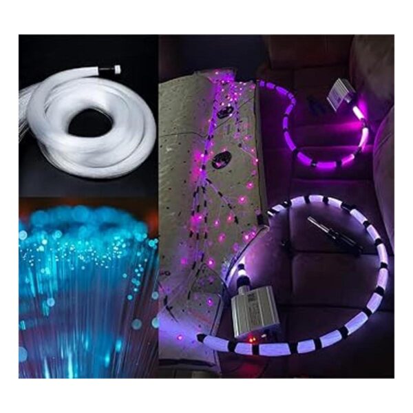 AZIMOM Kit de luz de techo LED de fibra óptica con_5
