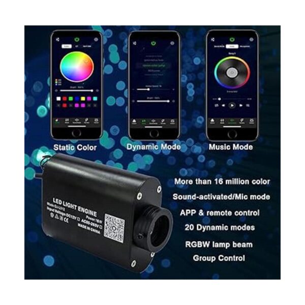 Azimom Kit de luz de techo cielo estrellado LED RGBW_2