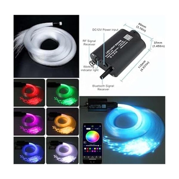 Azimom Kit de luz de techo cielo estrellado LED RGBW_3